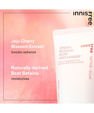 Innisfree - Cherry Blossom Glow Jam Cleanser