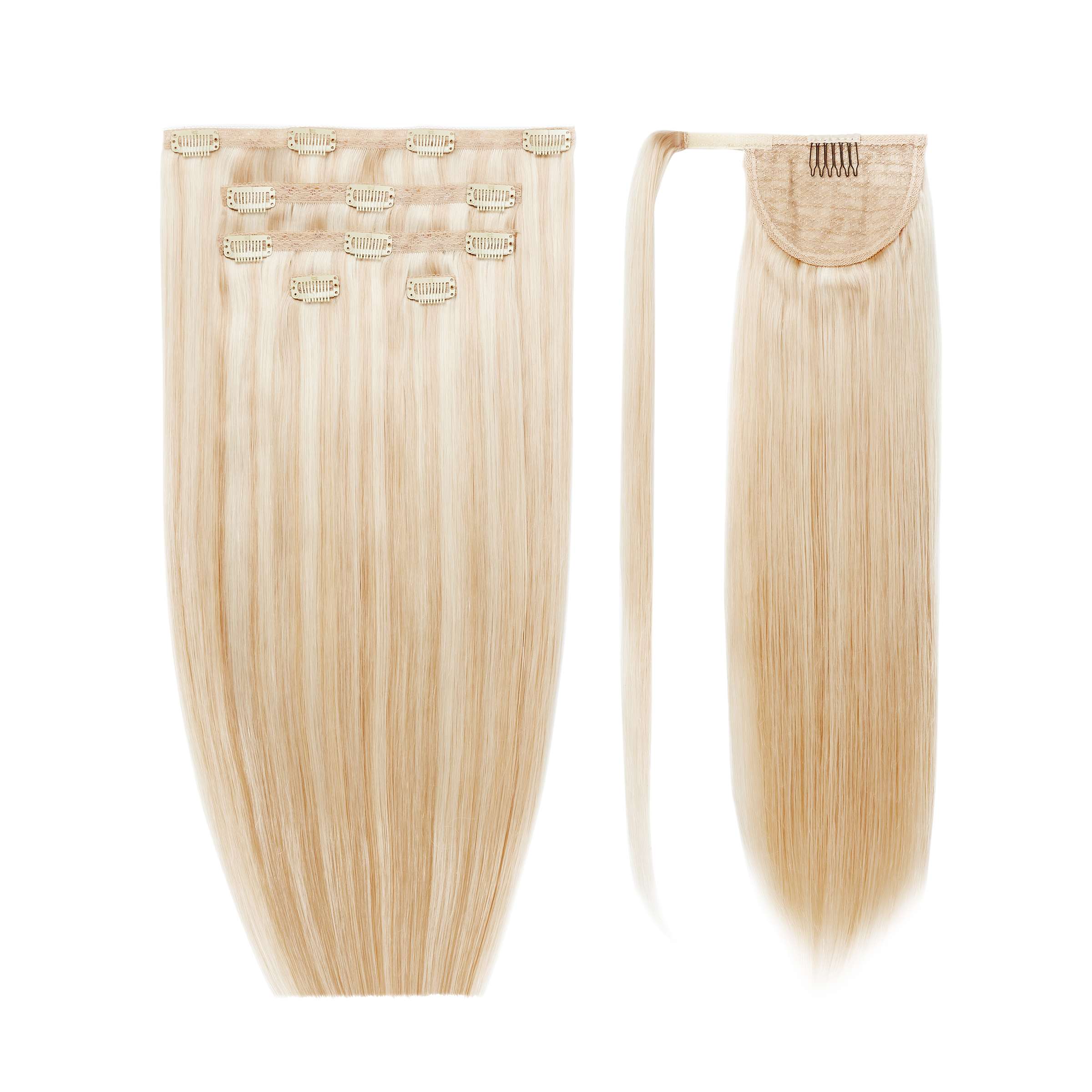 Ultimate Pony Hybrid Summer Hair Set 18" Champagne Blonde