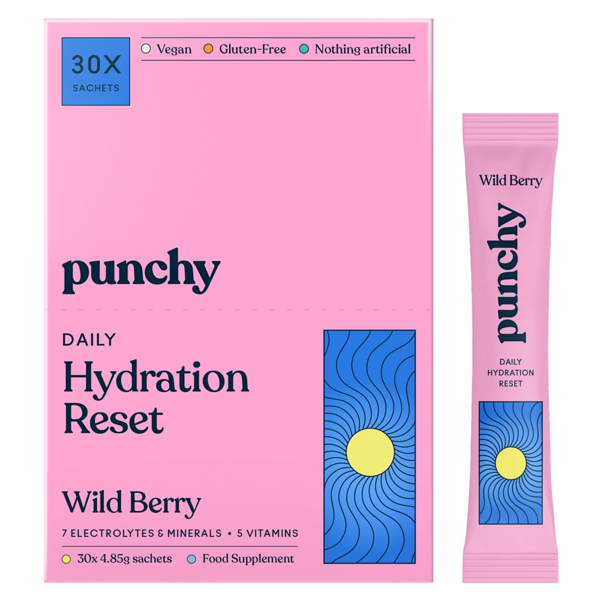 Daily Hydration Reset Wild Berry - Daily Hydration Reset Wild Berry x 30 Sachets