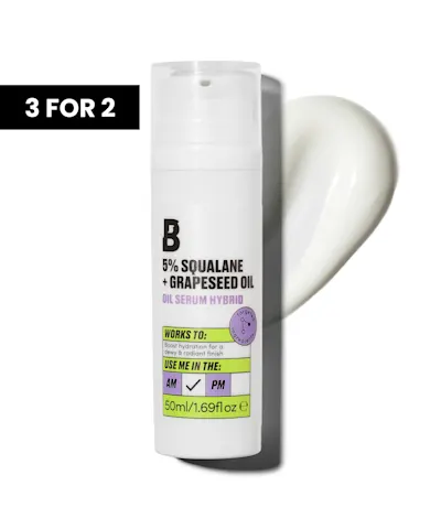 By BEAUTY BAY - 5% Squalane + Grapeseed Oil Serum Hybrid