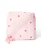 The Flat Lay Co. - Marshmallow Open Flat Box Bag in Sweet Pink Hearts