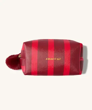 By BEAUTY BAY Striped Makeup Bag