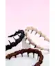 Brushworks - Ribbon Zig Zag Headbands 3 Pack