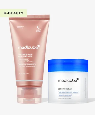 Medicube - Zero Pore Pads 2.0 & Collagen Night Wrapping Mask Duo
