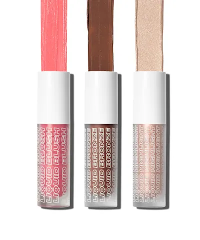 By BEAUTY BAY - Liquid Cream Cheek Trio - Blooming, Cacao, Quartz