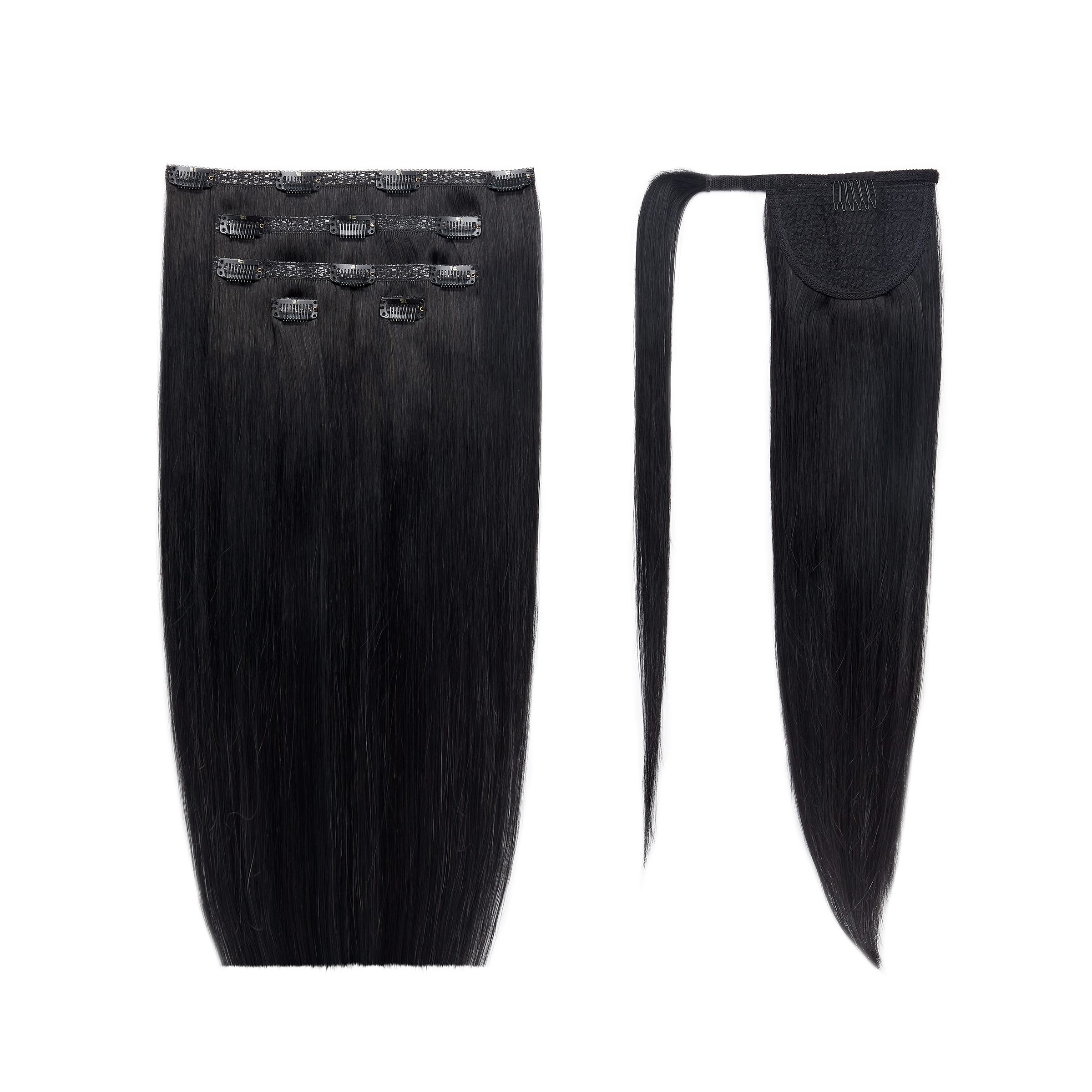 Ultimate Pony Hybrid Summer Hair Set 18" Jet Set Black