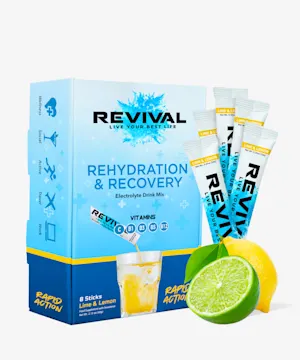 Revival Shots Rehydration & Recovery Electrolyte Drink Lemon & Lime