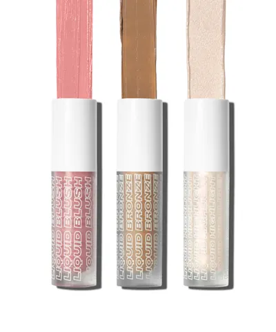 By BEAUTY BAY - Liquid Cream Cheek Trio - Spring, Fudge, Pearl
