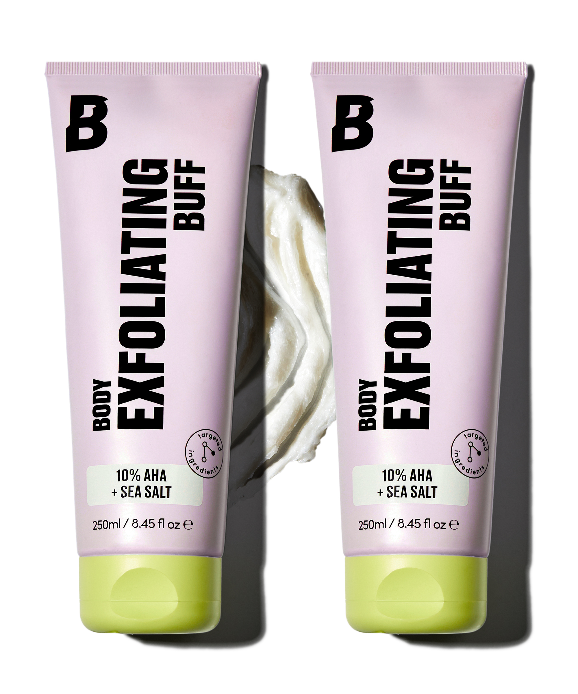 Body Exfoliating Buff with 10% AHA and Sea Salt 