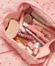The Flat Lay Co. - Marshmallow Open Flat Box Bag in Sweet Pink Hearts