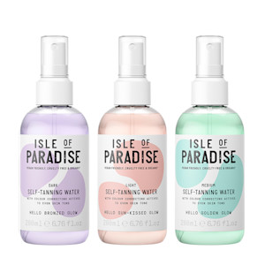 isle paradise self tanning water beauty easy tanners