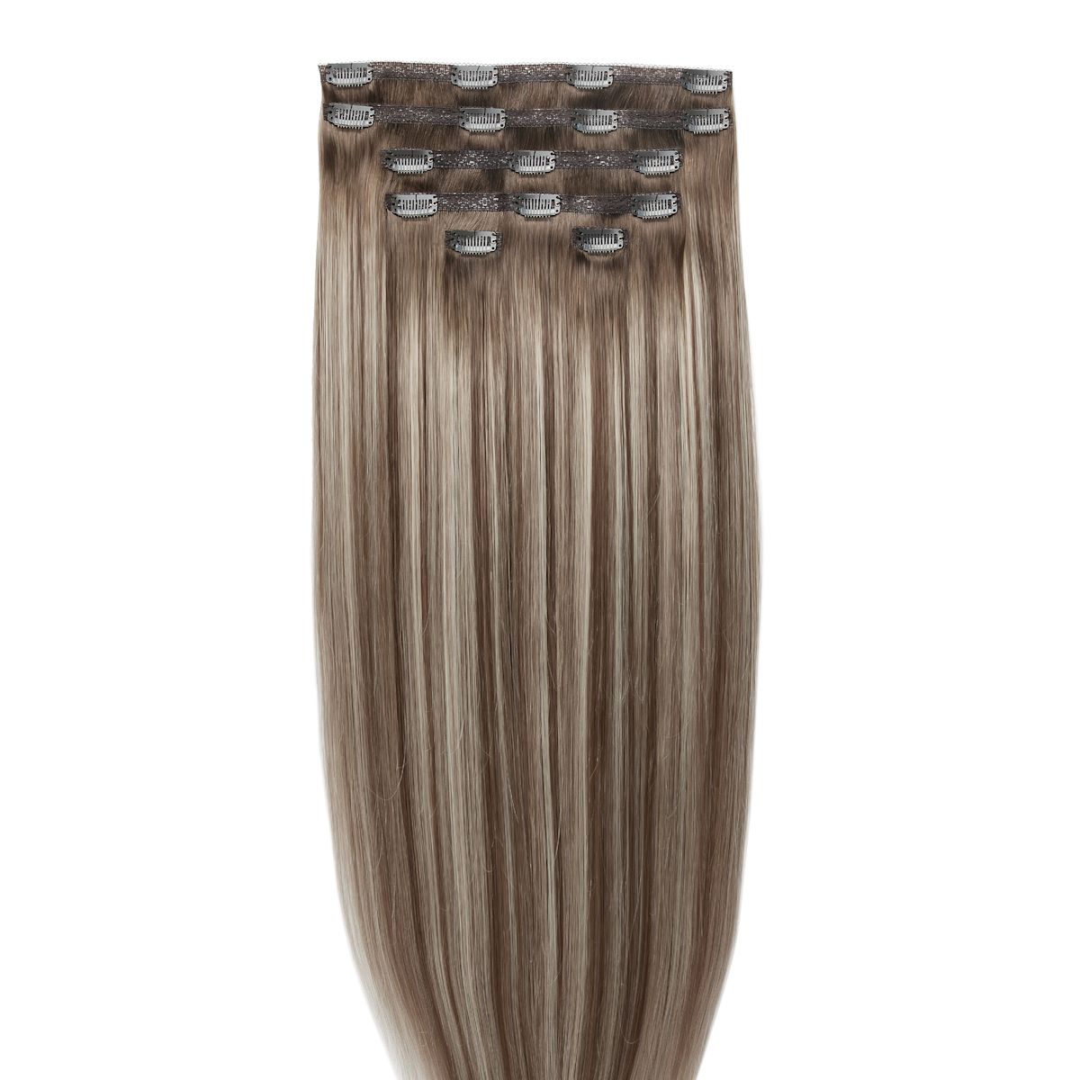 Beauty Works 18" Double Hair Set Clip-In Extensions Amalfi Blonde