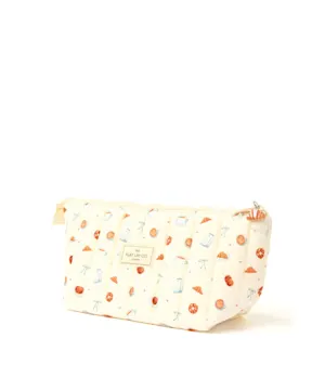 The Flat Lay Co. Marshmallow Essential Makeup Pouch - Patisserie