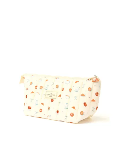 The Flat Lay Co. - Marshmallow Essential Makeup Pouch - Patisserie