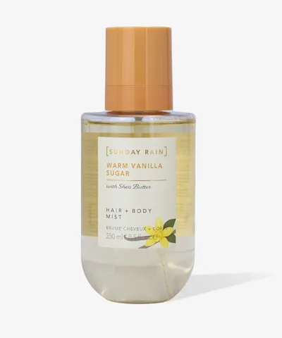 Sunday Rain - Warm Vanilla Sugar Hair & Body Mist