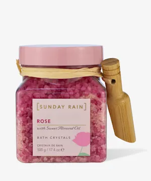 Sunday Rain Rose Bath Crystals