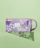 The Flat Lay Co. - Jelly Open Flat Makeup Box Bag in Lilac Daisy