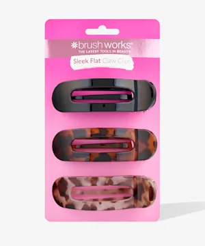 brushworks Sleek Flat Claw Clips