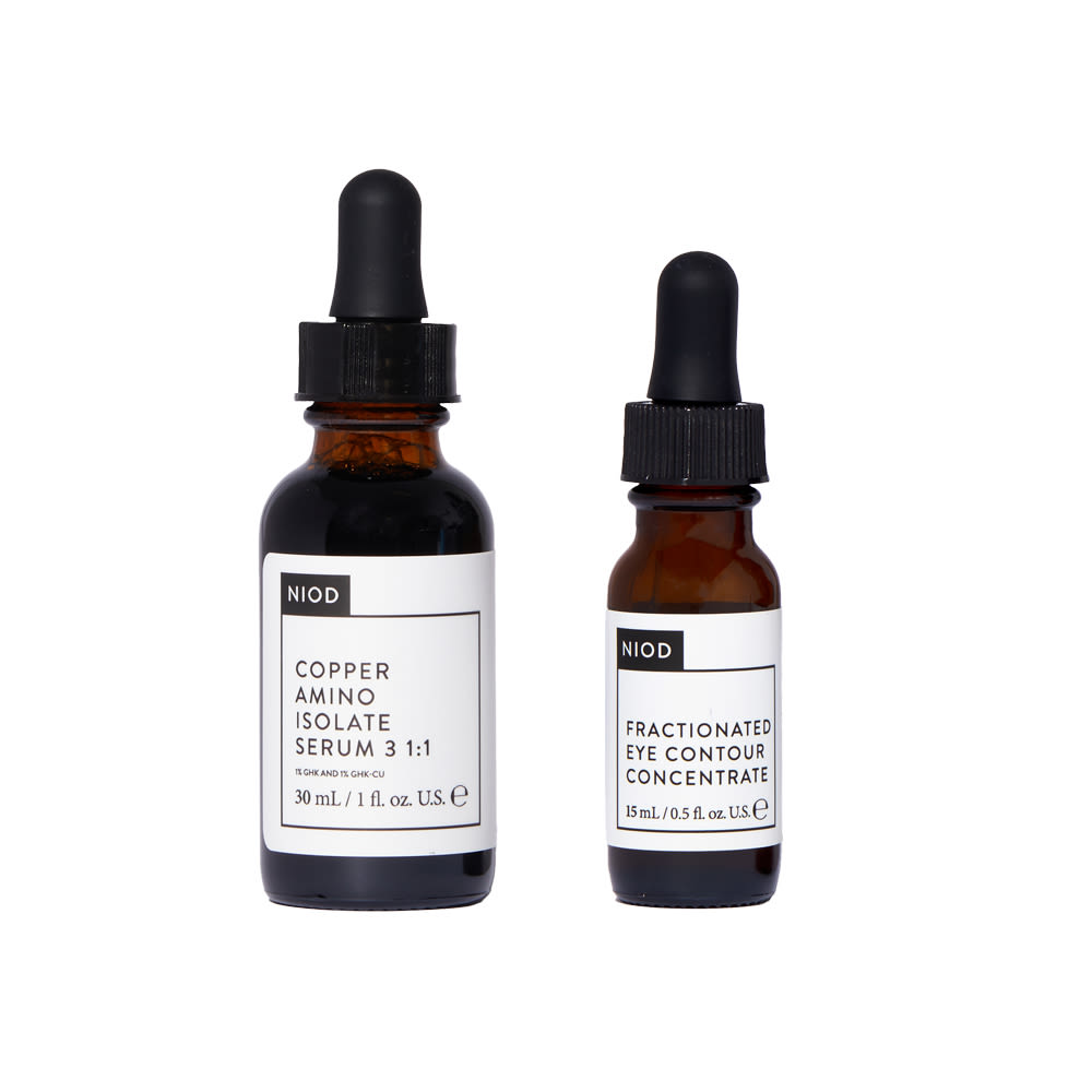NIOD Fractionated Eye Contour Concentrate + Copper Amino Isolate Serum 3 1:1 Duo