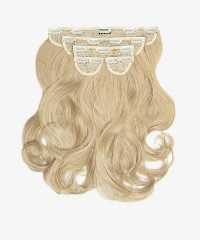 Lullabellz - Super Thick 16" 5 Piece Blow Dry Wavy Clip In Extensions