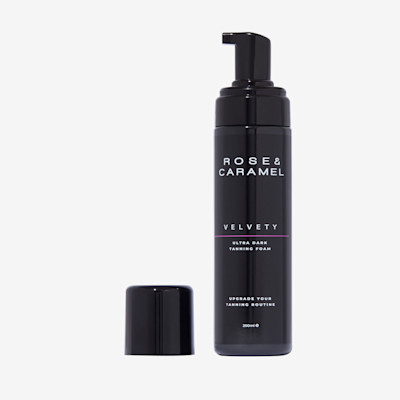 Rose & Caramel Velvety Dark Olive Self Tanning Mousse Ultra Dark