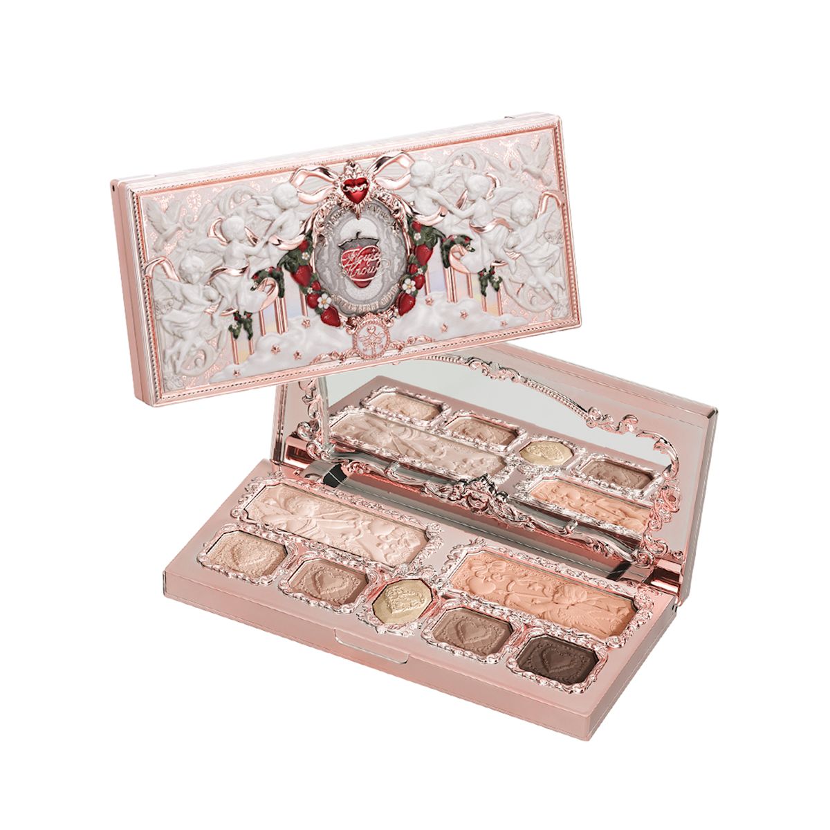 Flower Knows - Strawberry Cupid Makeup Palette - 01 Honey Canele #01 Honey Canele - 14g