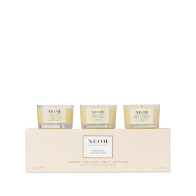 NEOM Wellbeing Candle Trio