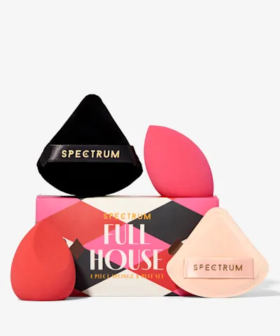 Spectrum Collections - Full House - 4 Piece Sponge & Puff Set
