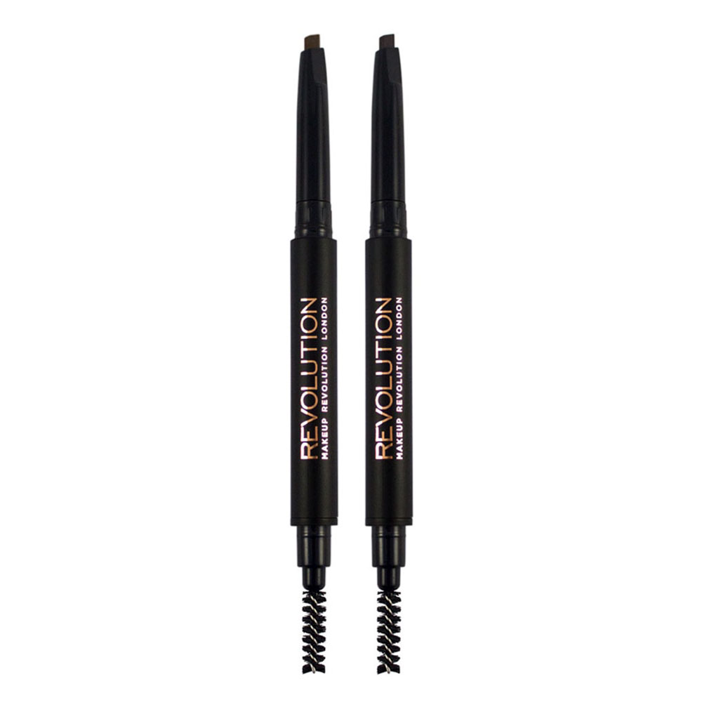 Makeup Revolution Duo Brow Pencil at BEAUTY BAY