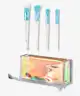 Made By Mitchell - Holligraphic - Prism 'N' Proper 4 Piece Face Brush Set & Bag