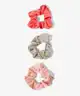 Kitsch - Kitsch Holiday Ornament Satin Scrunchies 3pc Set