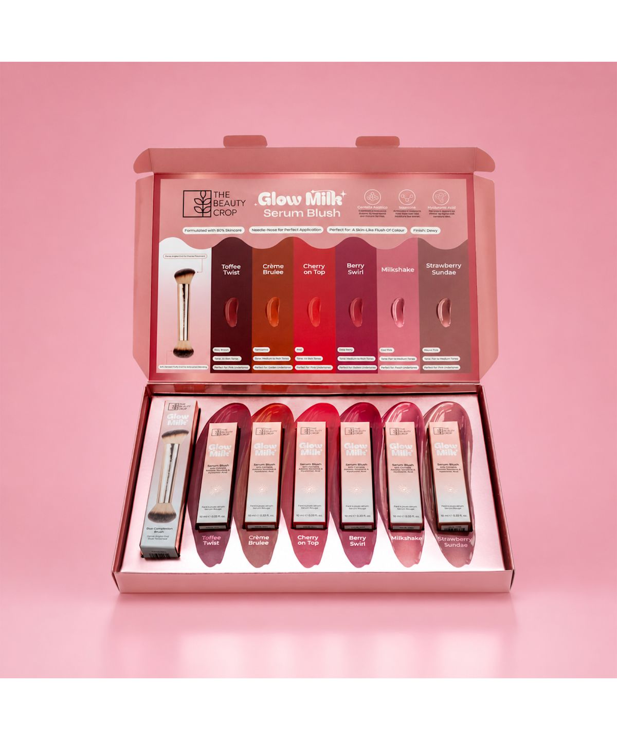 The Beauty Crop Glow Milk Serum Blush Creme Brulee 10ml