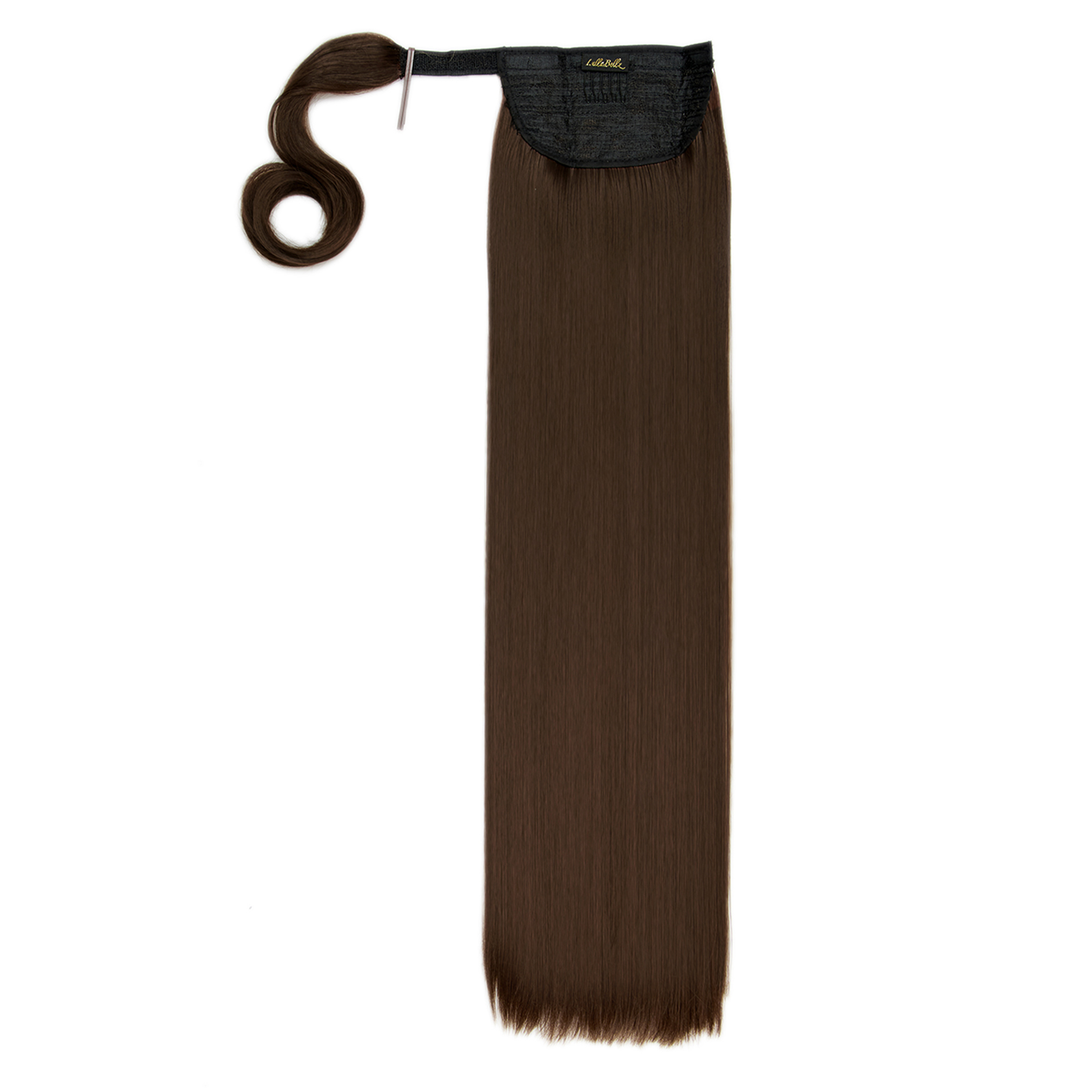 Grande 26" Straight Wrap Around Pony Choc Brown