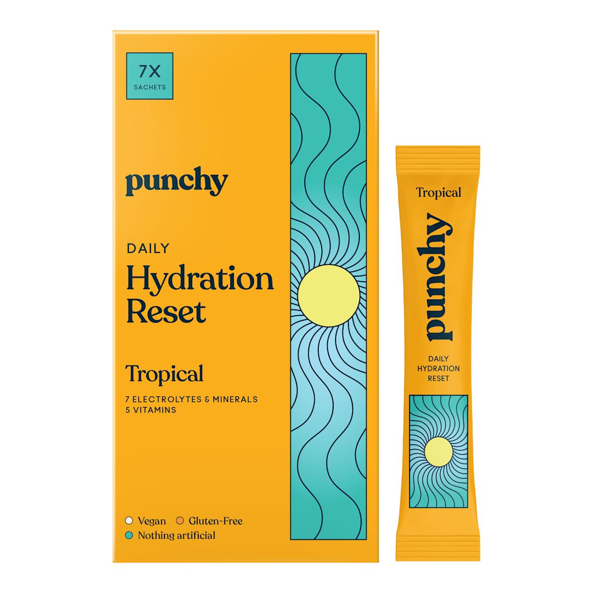 Daily Hydration Reset Tropical - Daily Hydration Reset Tropical x 7 Sachets