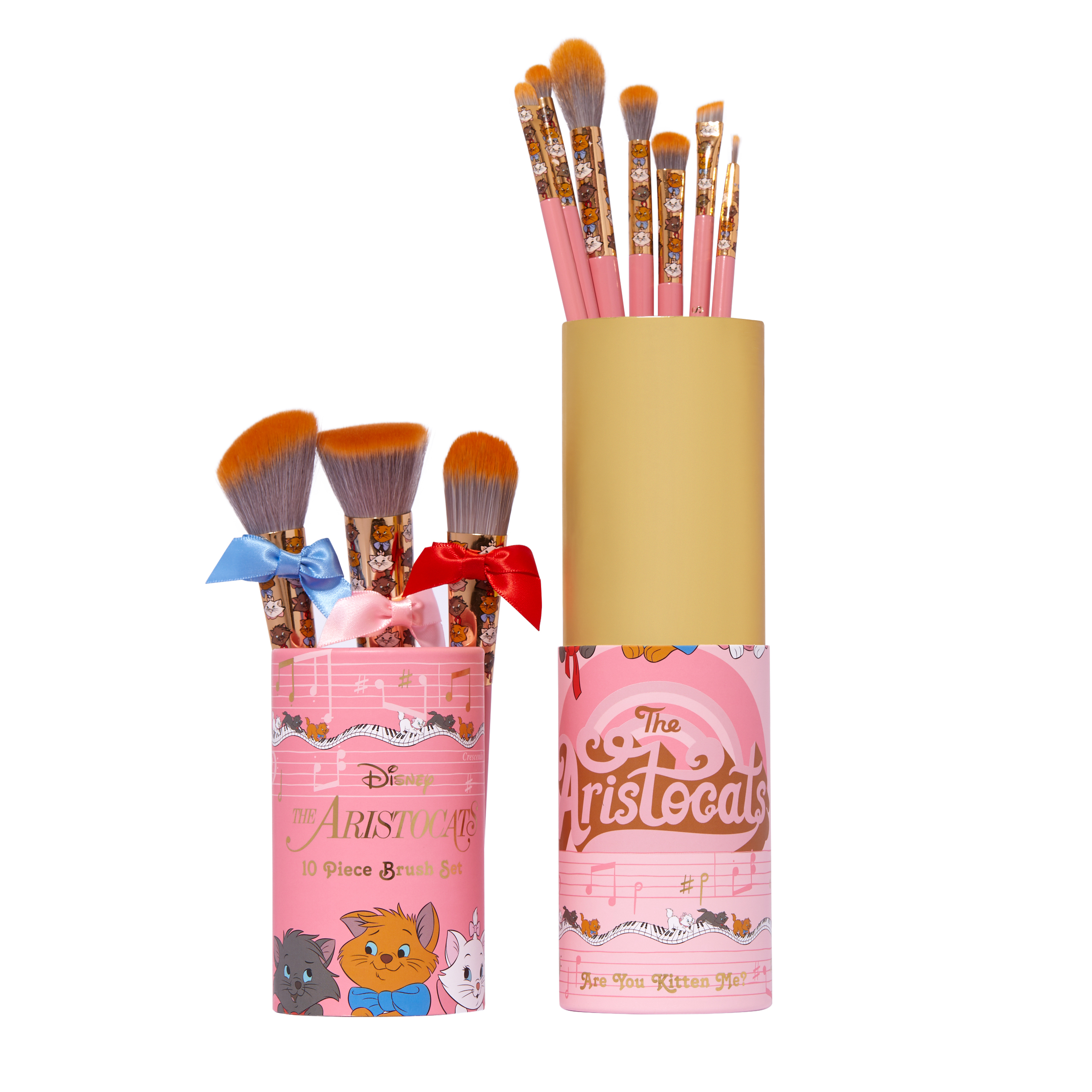 Aristocats 'Are You Kitten Me?' 10 Piece Marie Brush Set