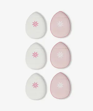 Brushworks Mini Pillow Puffs - 6 Pack