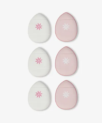 Brushworks - Mini Pillow Puffs - 6 Pack
