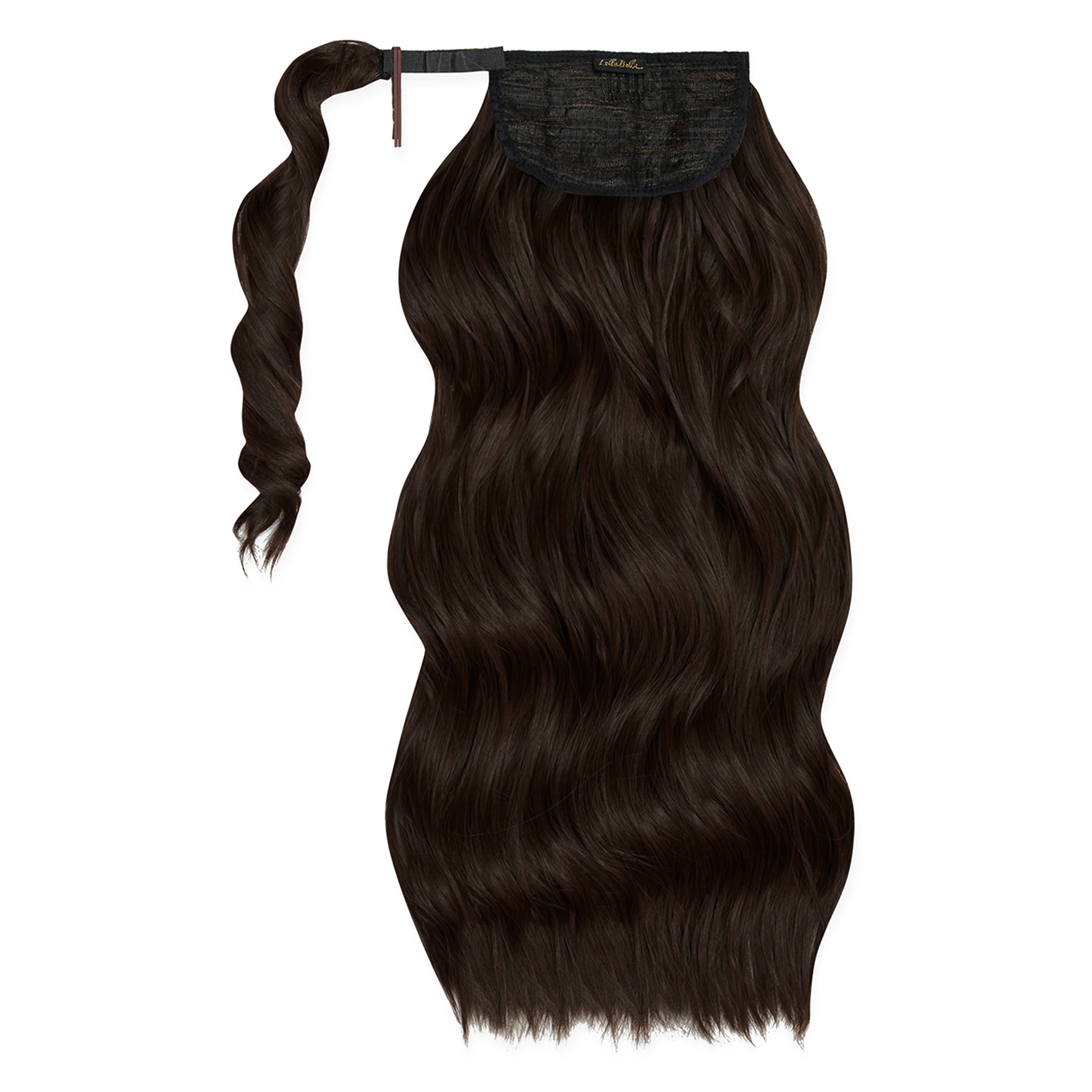 Midi Grande Brushed Out Wave 22'' Wraparound Pony Dark Brown