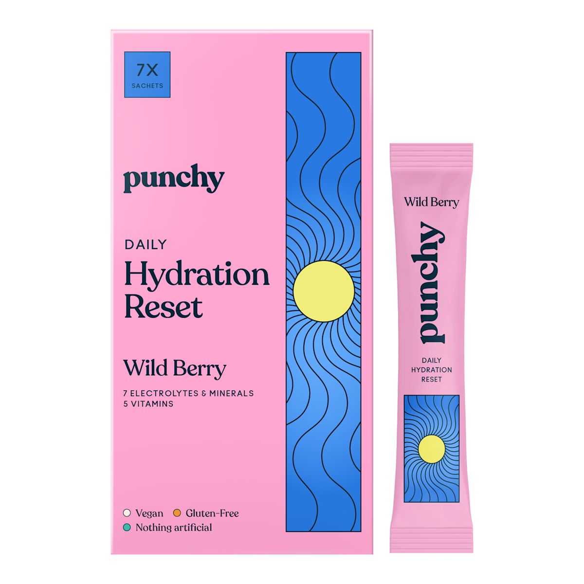 Daily Hydration Reset Wild Berry - Daily Hydration Reset Wild Berry x 7 Sachets
