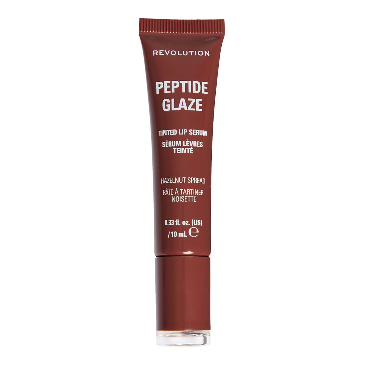 Revolution Peptide Glaze Tinted Lip Serum Hazelnut Spread