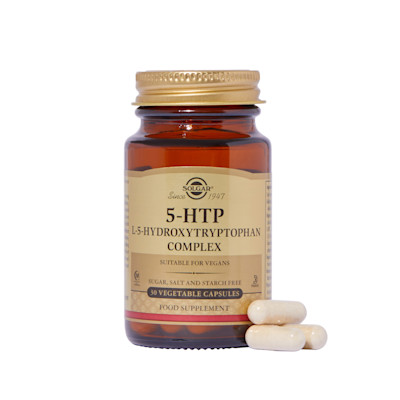 Solgar 5-HTP L-5-Hydroxytryptophan Complex Vegetable Capsules