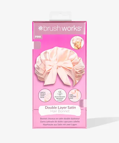 Brushworks - Double Layer Satin Hair Bonnet