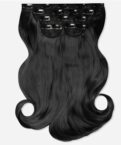 Lullabellz - Super Thick 16" 5 Piece Blow Dry Wavy Clip In Extensions