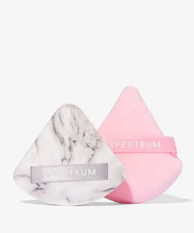 Spectrum Collections - Pink Velour and Marble Rubycell Makeup Puff Duo