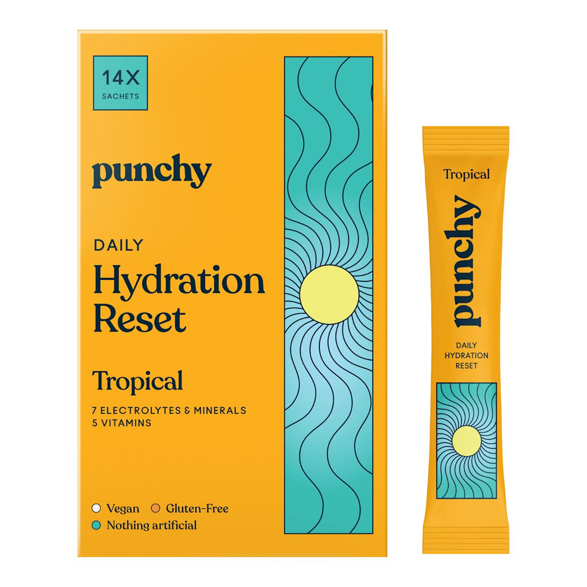 Daily Hydration Reset Tropical - Daily Hydration Reset Tropical x 14 Sachets