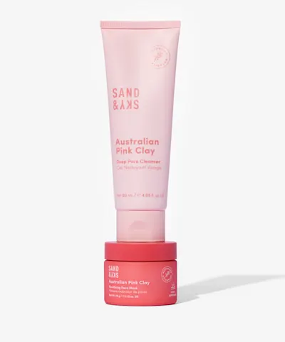 Sand & Sky - Australian Pink Clay Porerefining Face Mask & Cleanser Duo
