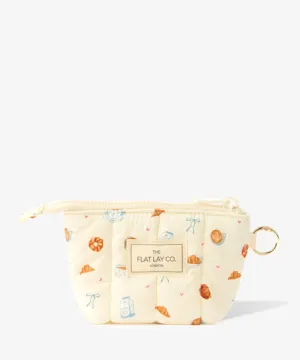theflatlayco Mini Keyring Pouch Patisserie
