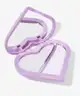 Trixie Cosmetics - Lavender Quilted Heart Compact