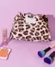 The Flat Lay Co. - Drawstring Makeup Bag in Leopard Print