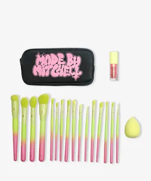 madebymitchell 16 Piece Ombre Brush Set With Blursh & Blender